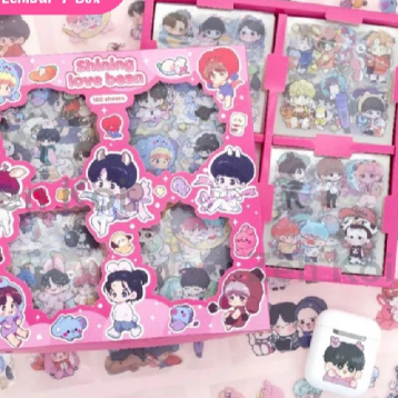 

sticker deco bts chiby 1 lembar random