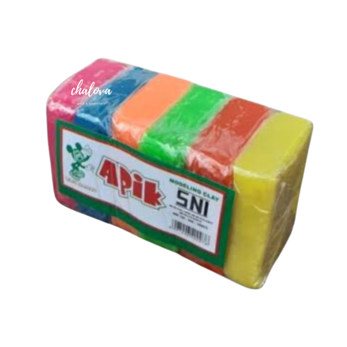 

[PCS] MALAM MAINAN APIK BESAR / LILIN MAINAN BESAR 6 WARNA / PLASTISIN WARNA-WARNI