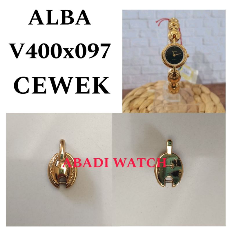 Sambungan Tali Rantai Jam Tangan Alba V400x097 Cewek