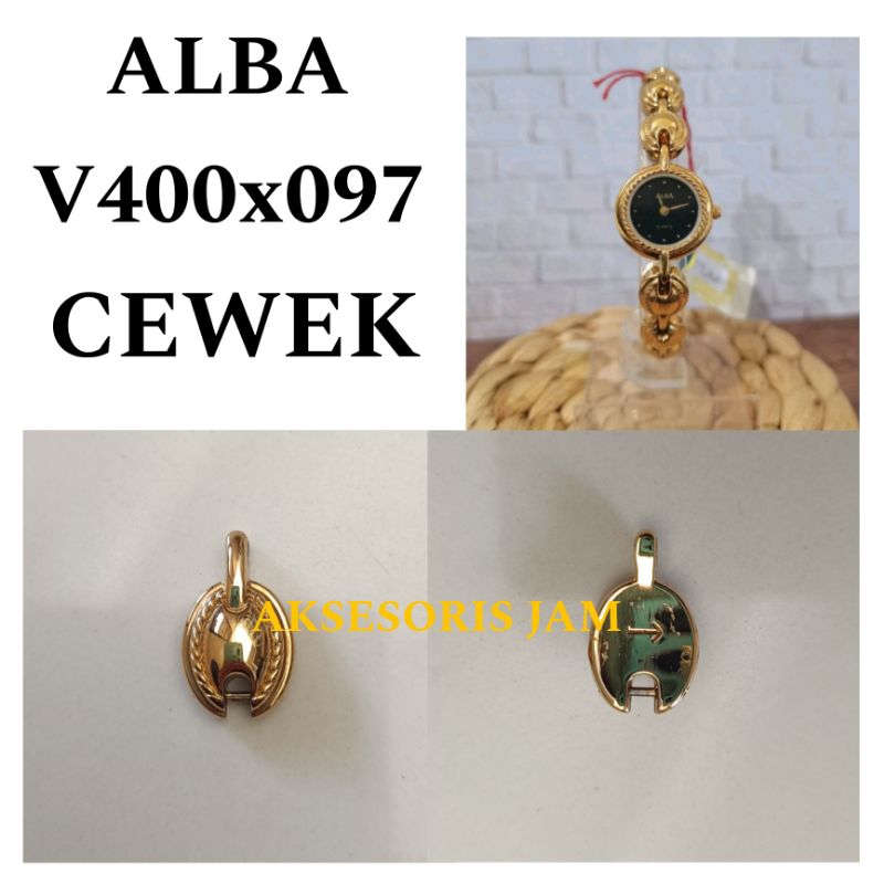 Sambungan Tali Rantai Jam Tangan Alba V400x097 Cewek