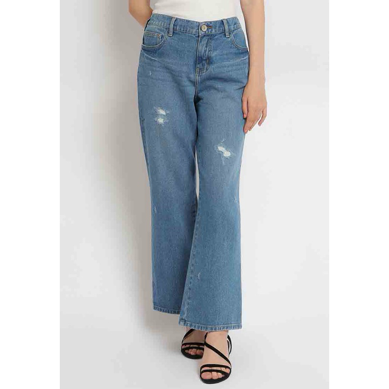 C2 OUTFITTERS WIMBLY Blue Cullotes Jeans - tag. 589.900