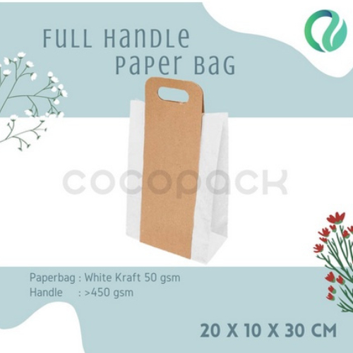 

(10 PCS) Paper Bag Kantong Roti Lunch Paperbag Kraft Polos - PBFH3020