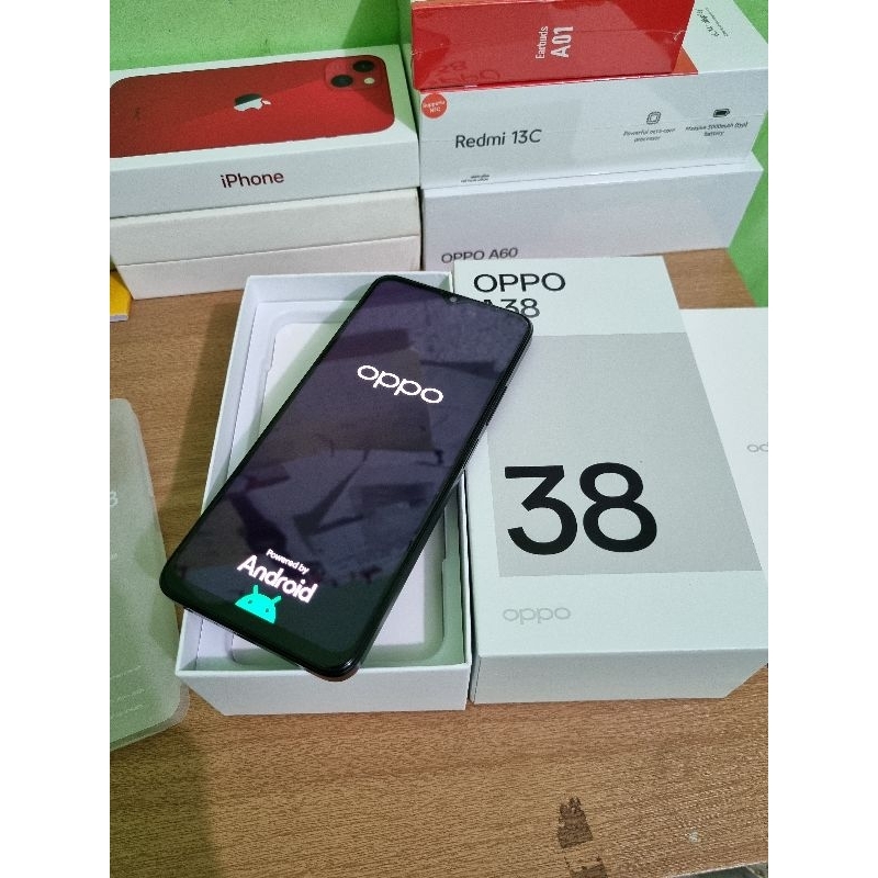 (Second) Oppo A38 ram 6/128 Likenew sebulan pakai