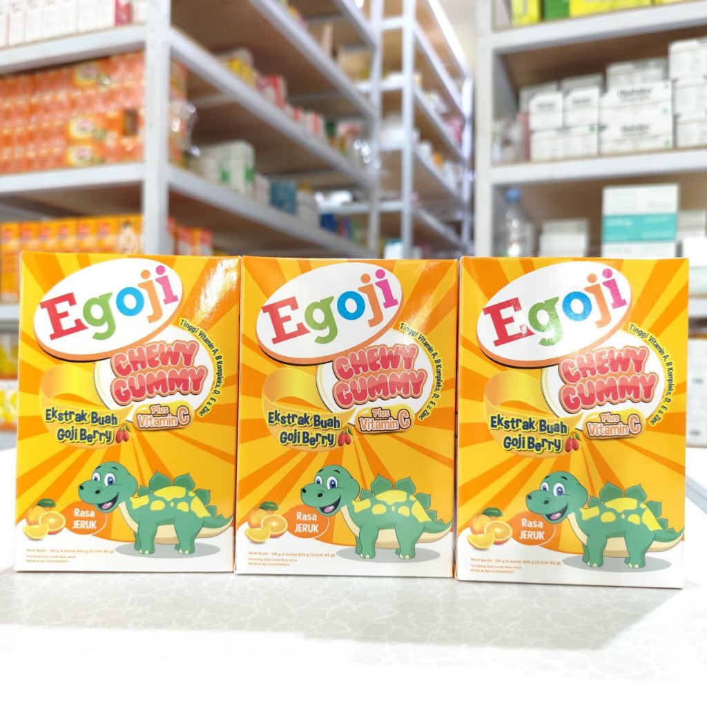 

Egoji Chewy Gummy Permen Multivitamin Anak Egoji Gummy Kids 1BOX