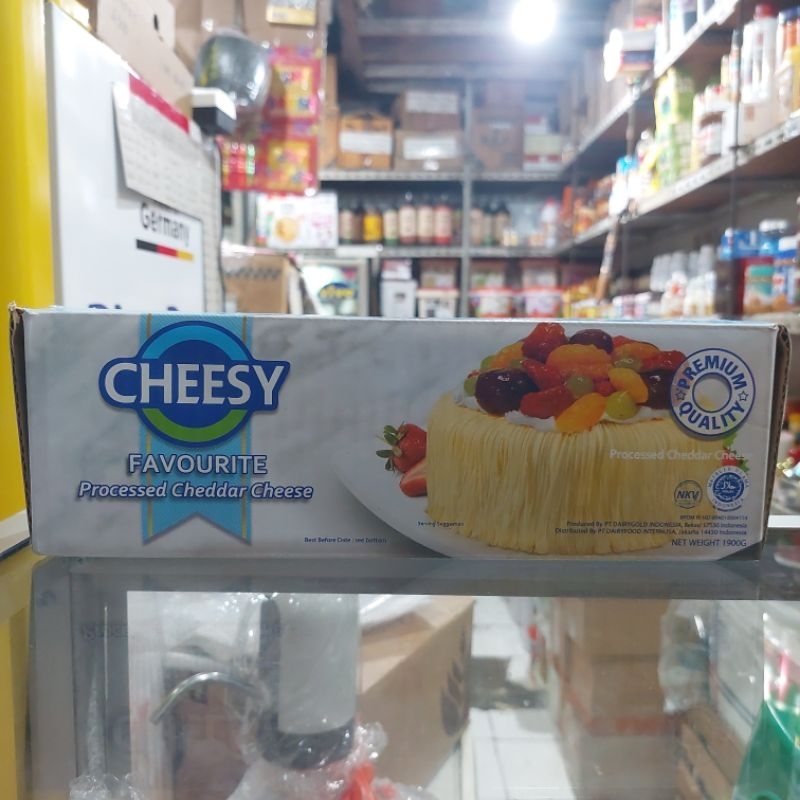 

keju cheddar cheesy favourite 1 kg timbangan