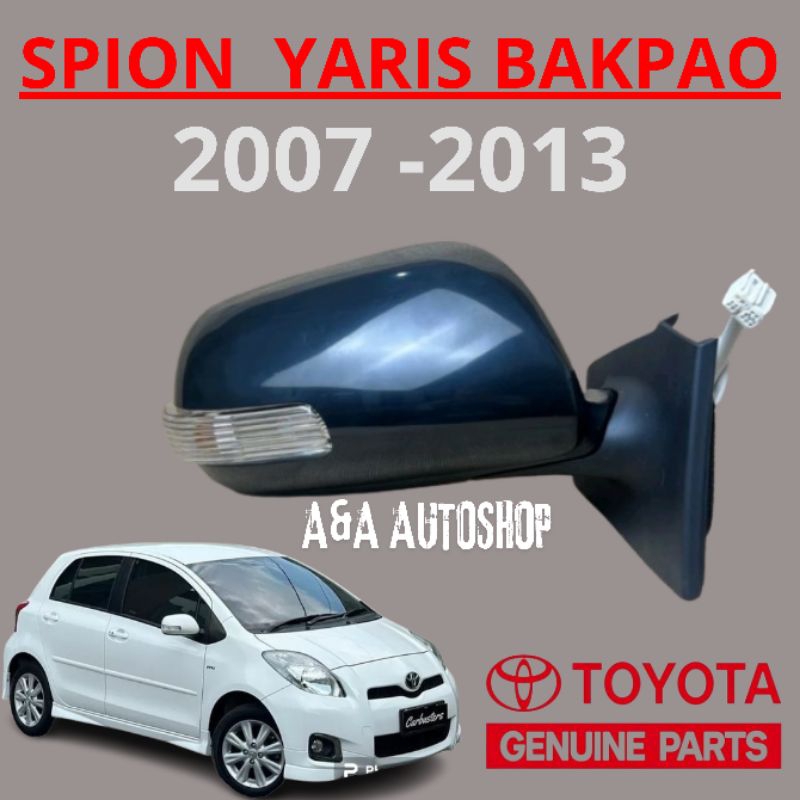 Spion Yaris bakpao retrack lipat otomatis spion Yaris 2007 2008 2009 2010 2011 2012 2013