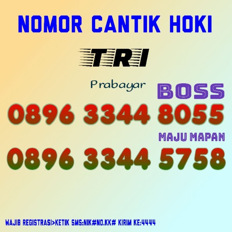 Perdana Tri Couple - Nomor Cantik Hoki BOSS Maju Mapan
