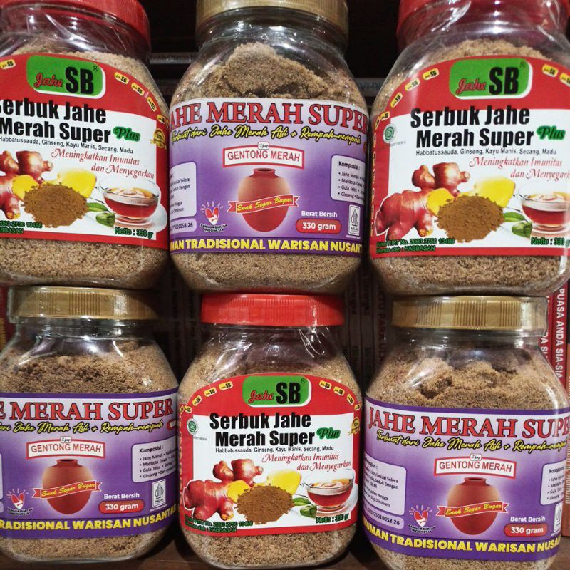 

Jahe Merah Kemasan Botol 330 gram