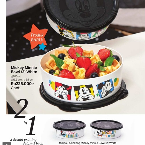 TUPPERWARE Mickey & Minie Bowl 700ml