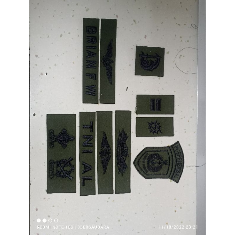 Atribut TNI AL loreng/Atribut AL/TNI AL