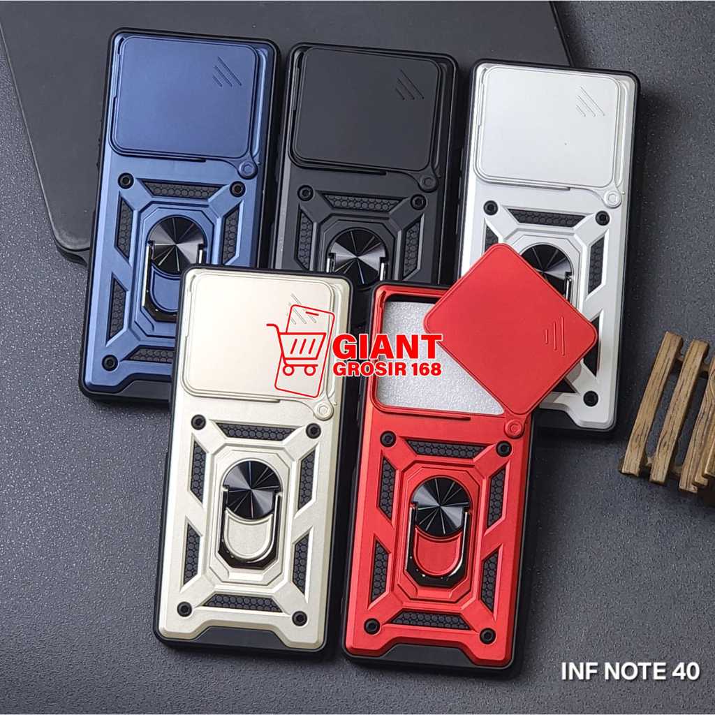 Infinix Note 40 Infinix Note 40S Infinix Note 40 Pro Infinix Note 40 Pro Plus Case Robot slide Prote