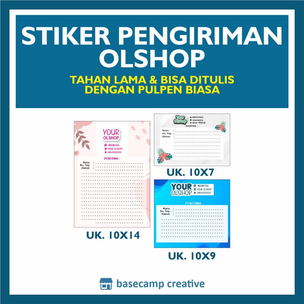 

STIKER HVS | STIKER OLSHOP | STIKER PENGIRIMAN CUSTOM