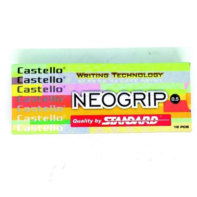 

Standard Pen - AE7 Castello Neogrip 0.5 Isi 12 pcs