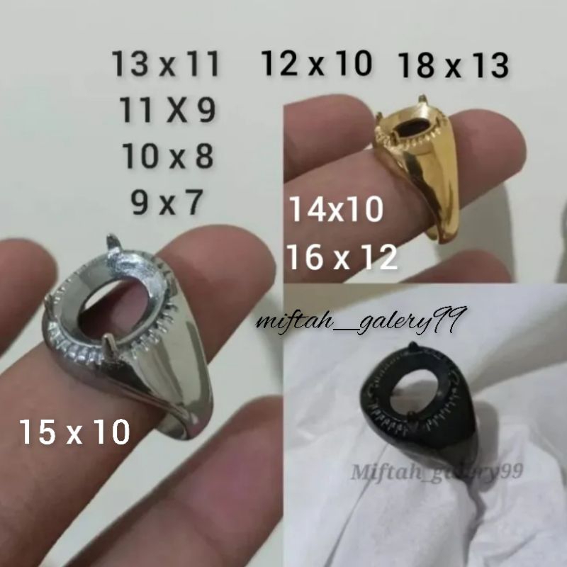 Ring emban titanium super 12x10 11x9 20x15 10x8 9x7 16x12 18x13 14x12