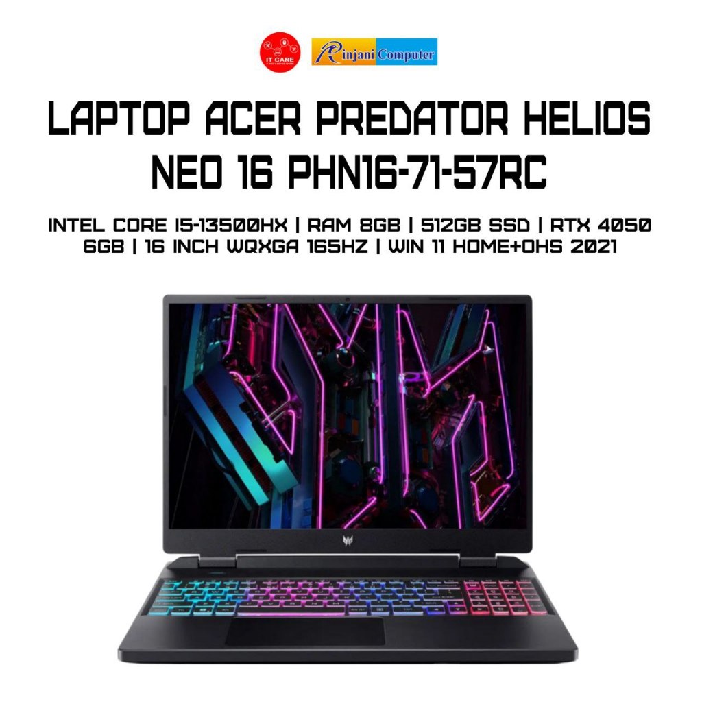 Laptop Acer Predator Helios Neo 16 (PHN16-71-72DN) | Core i7 RTX4050