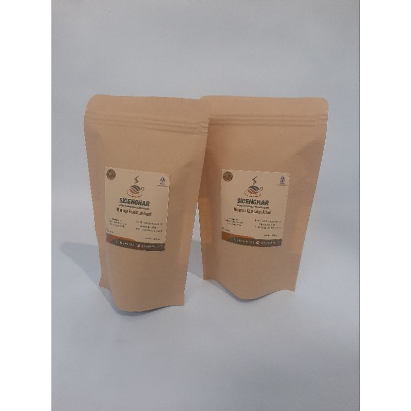

Sicenghar Serbuk Minuman Kesehatan Alami Dari Sari Cengkeh Dan Jahe Pouch 250 gr