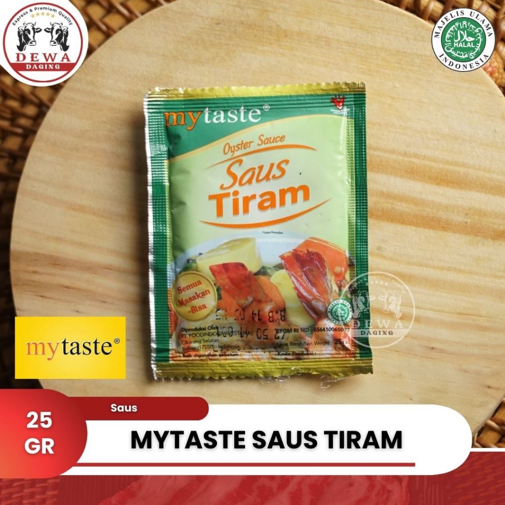 

Mytaste Saus Tiram Sachet | Oyster Sauce Sachet - 25 gram