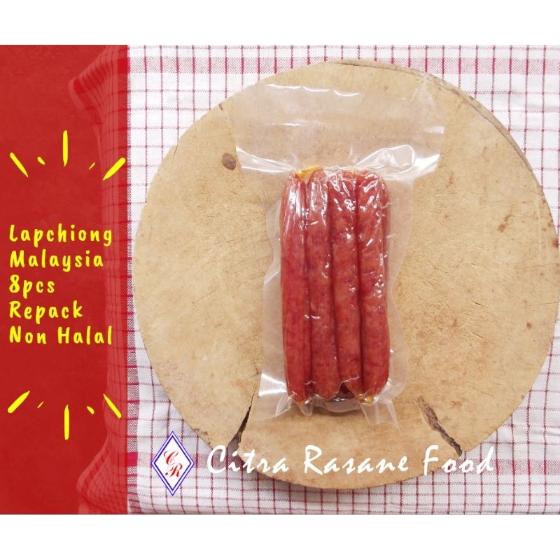 

Lapchiong / Lapciong / Lap Chiong / Lap Ciong Malaysia 8pcs Repack Non Halal