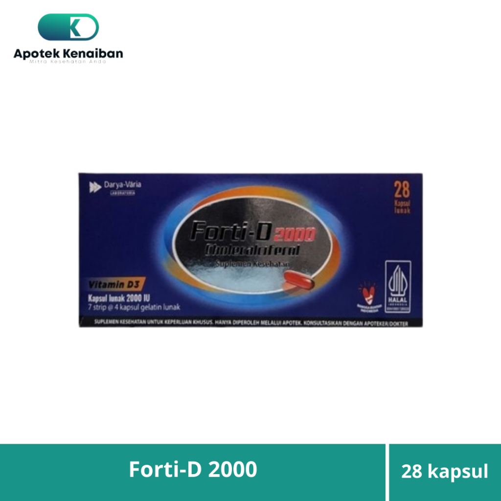 FORTI D 2000 IU BOX 28 TABLET / VITAMIN D3 2000 IU
