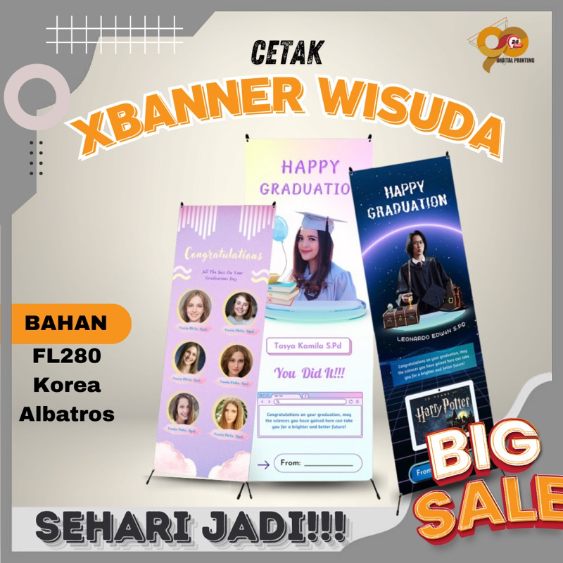 Cetak X Banner / Y Banner Murah