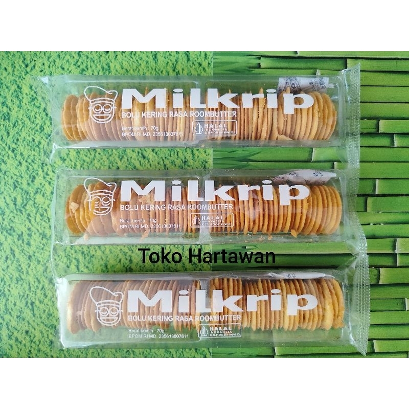 

MiLkrip ( bolu kering dengan rasa roombutter )