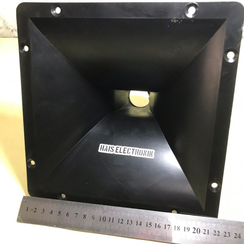 corong horn tweeter 22x22 persegi kotak drat