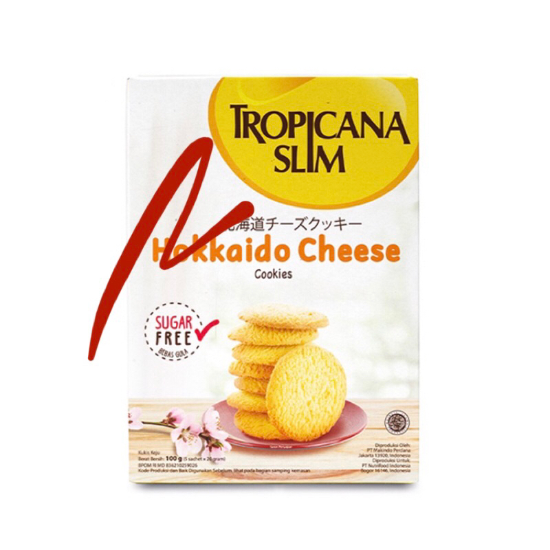 

tropicana Slim cookies 100g hokkaido Cheese koream garlic butter