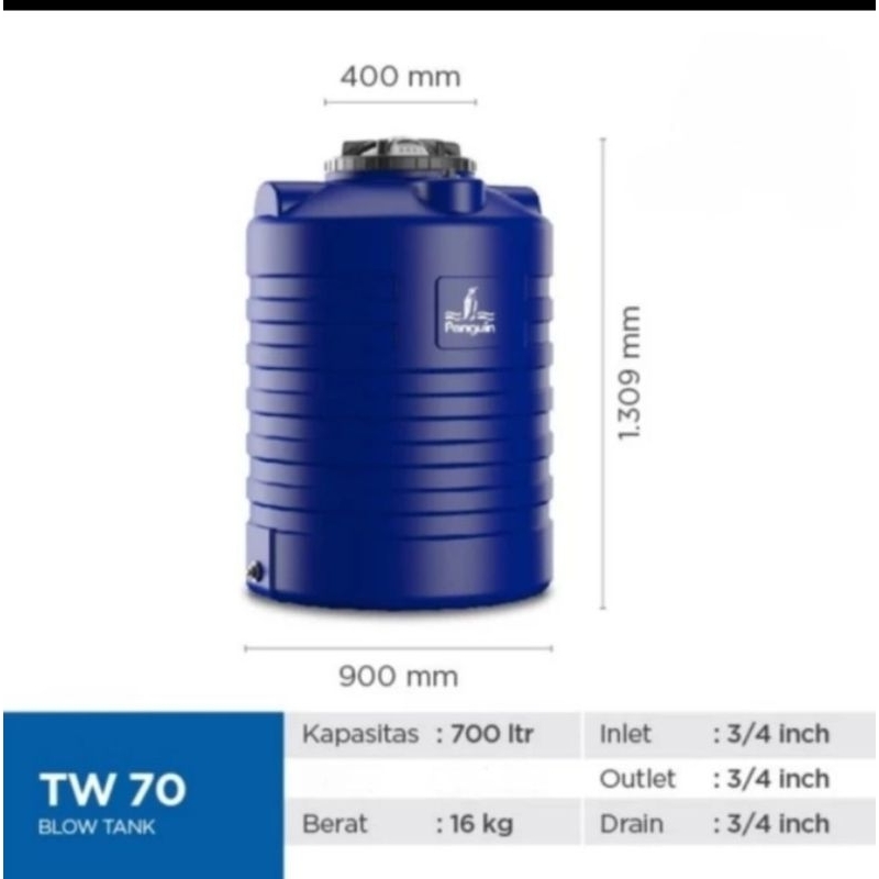 Tangki Air Penguin Toren Air Penguin 700 Liter TW 70