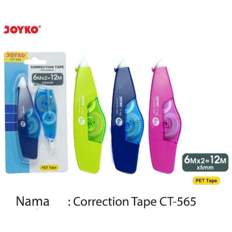 

Correction Tape Joyko CT-565 (1set)