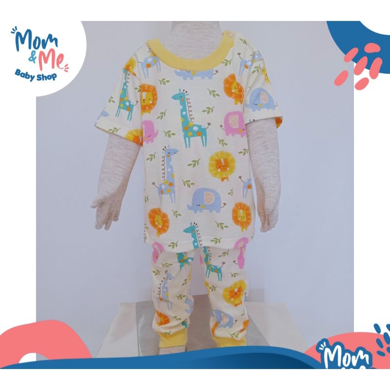 Piyama Anak Safari/ Chery House/ Size 6 bulan - 10 tahun