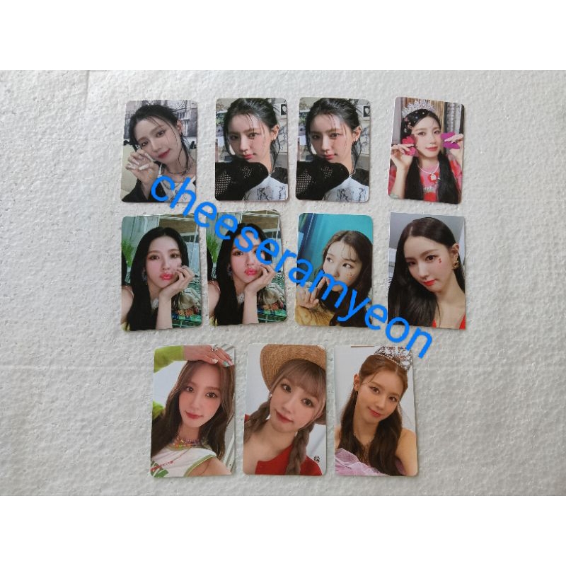 Photocard Gidle (G) I-DLE Album I Feel I Burn My Miyeon