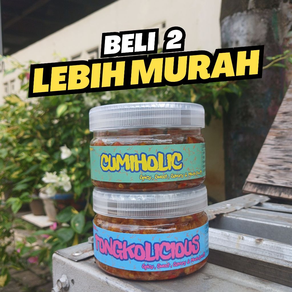 

[Paket Murah] Sambal Tongkol & Sambal Cumi Pedas Manis Gurih