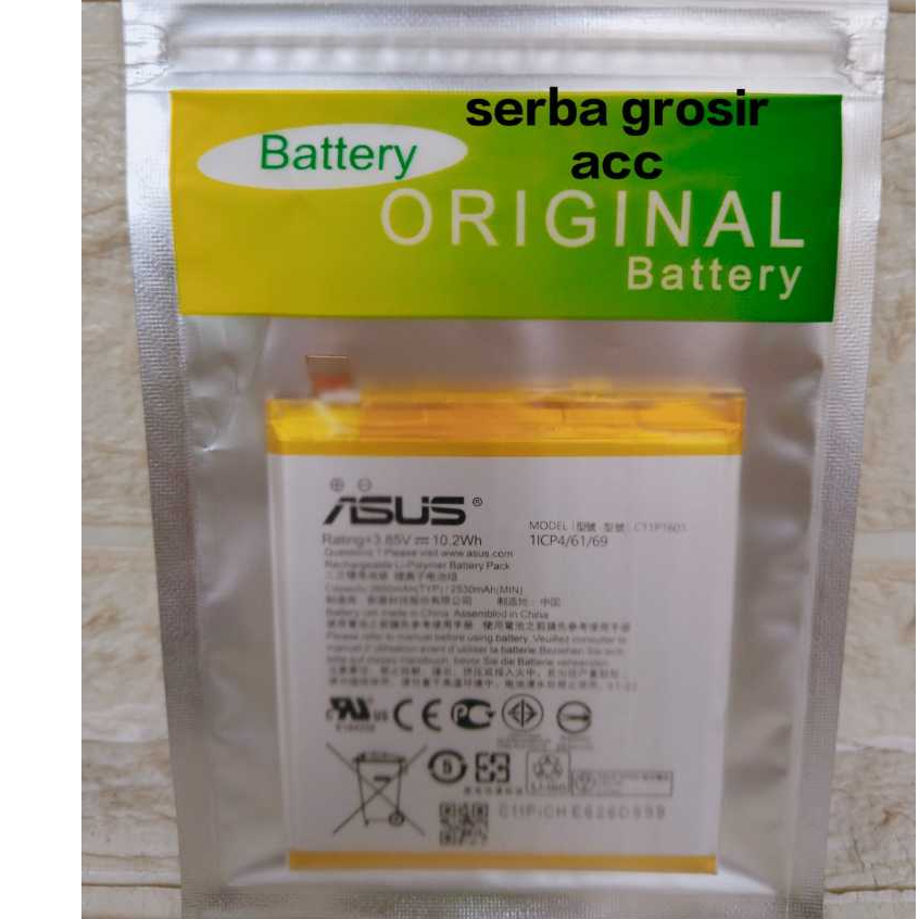 Baterai Original Asus zenfone ASUS Zenfone 3 5.2 Inchi ZE520KL Z017D Z017DA Z017DB C11P1601 Baterai 