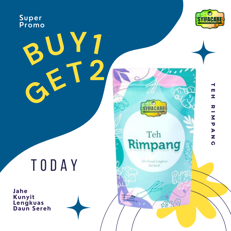 

PROMO Paket 3 Pouch Ramuan Teh Rimpang Asli Herbal Jahe Kunyit Lengkuas Daun Sereh I Teh Rempah