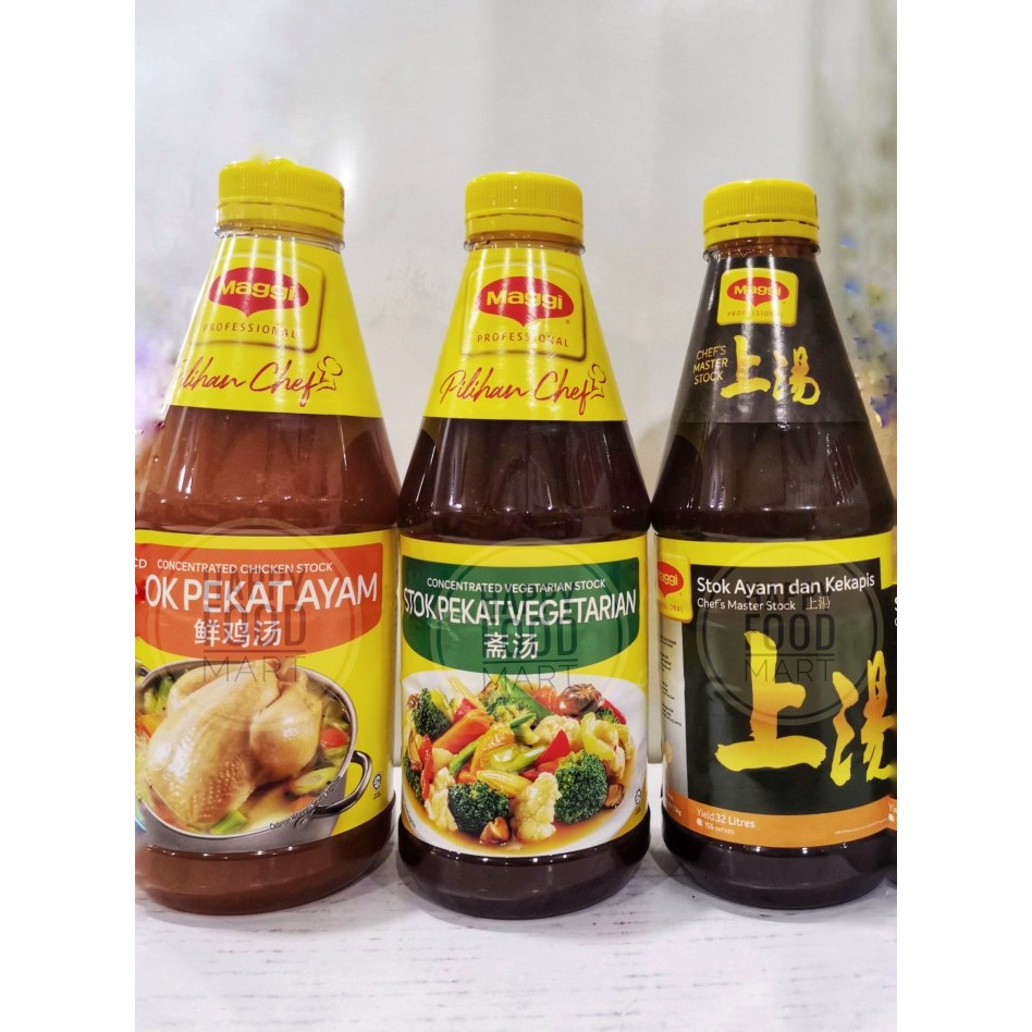 

[HALAL] MAGGI STOK PEKAT AYAM/MAGGIE VEGETARIAN/CONCENTRATED CHICKEN STOCK/CHEF MASTER/STOK AYAM KEKAPIS/SCALLOP