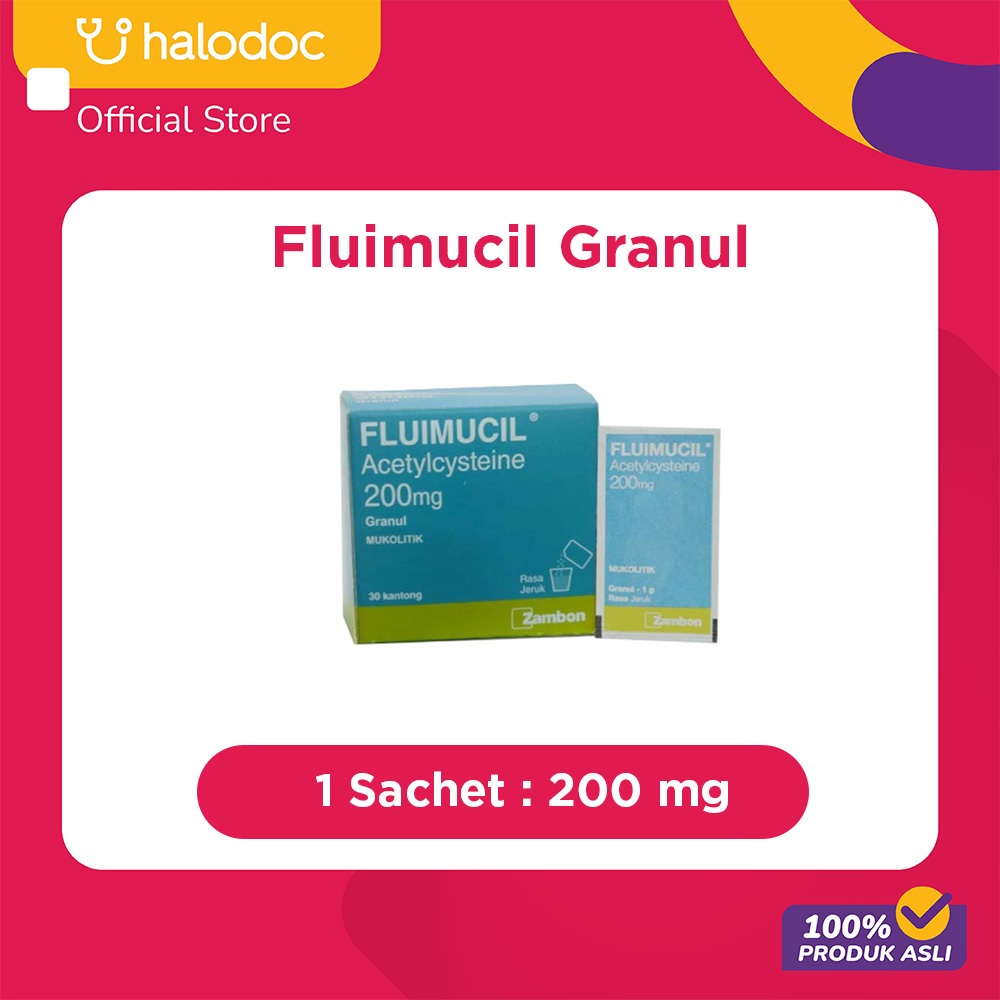 Fluimucil Granul 200 mg