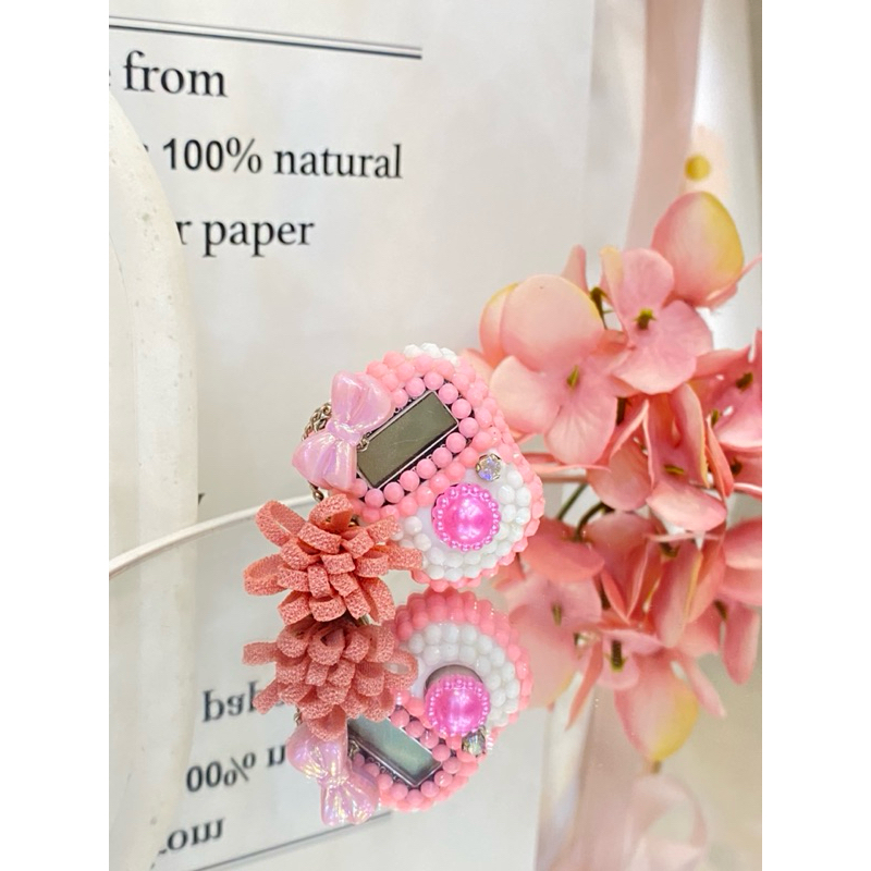 Tasbih Digital swarowski Pita tassle pastel tasbih digital lucu tasbih digital resin manik tasbih sw