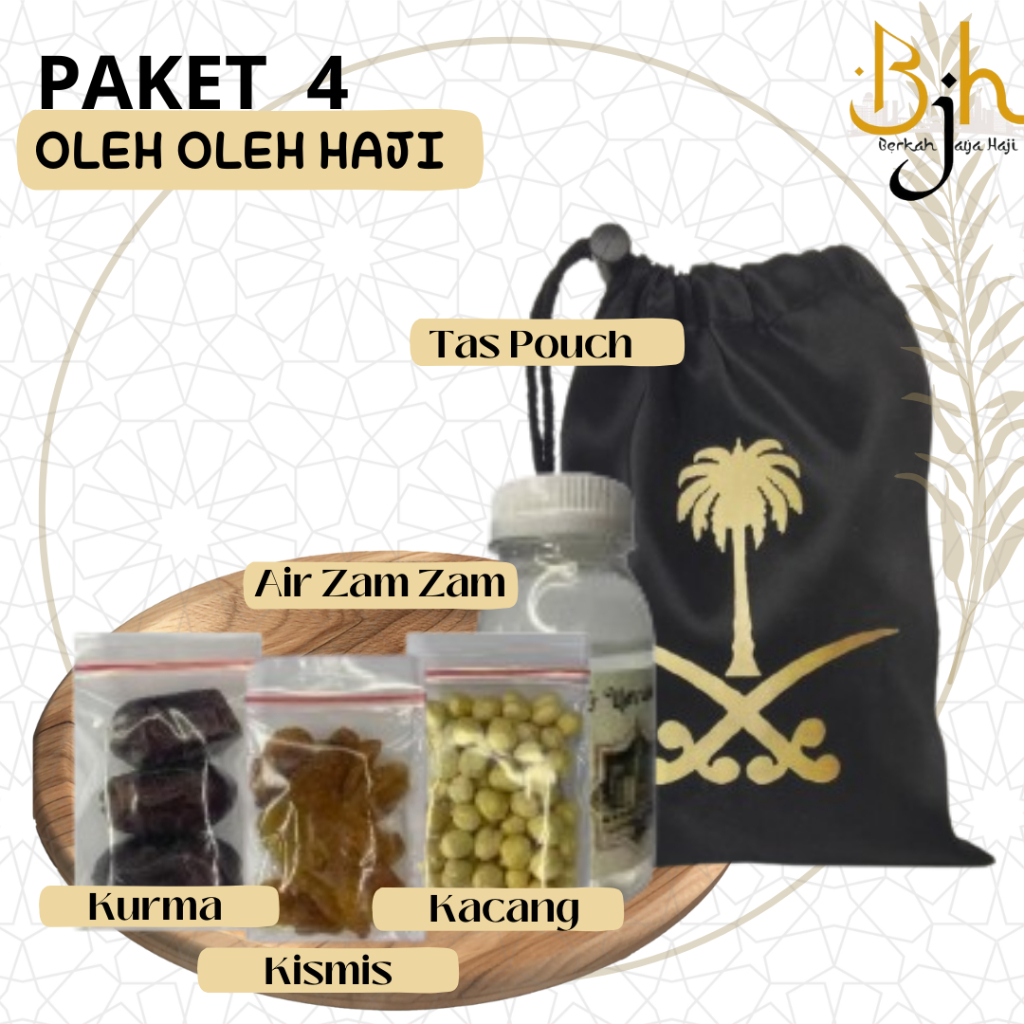 

PAKET 4 POUCH / Oleh-oleh Haji dan Umroh / Pasuhe