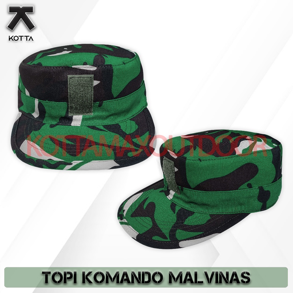 Topi Komando Loreng Malvinas Velbed / Topi Loreng TNI
