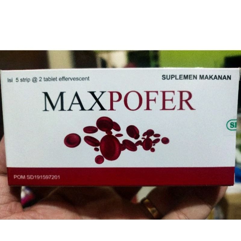 MAXPOFER suplemen penambah darah
