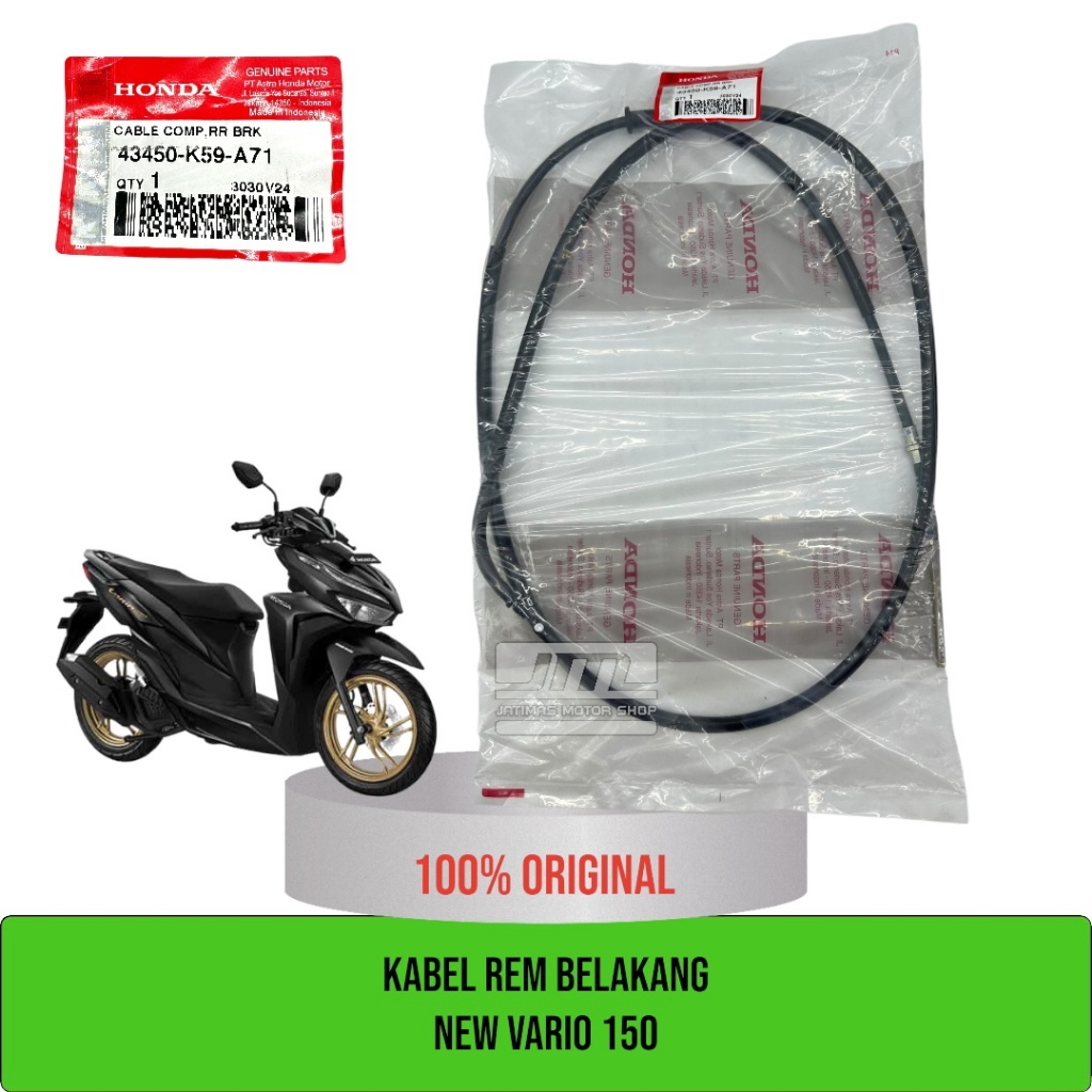 Kabel rem belakang new vario 150 43450-K59-A71