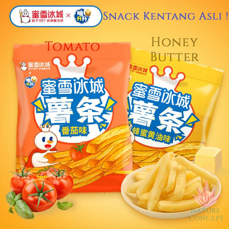 

READY GAN Snack Kentang MIXUE Terbaru Limited Enak Banget Crispy Ngemil Sehat