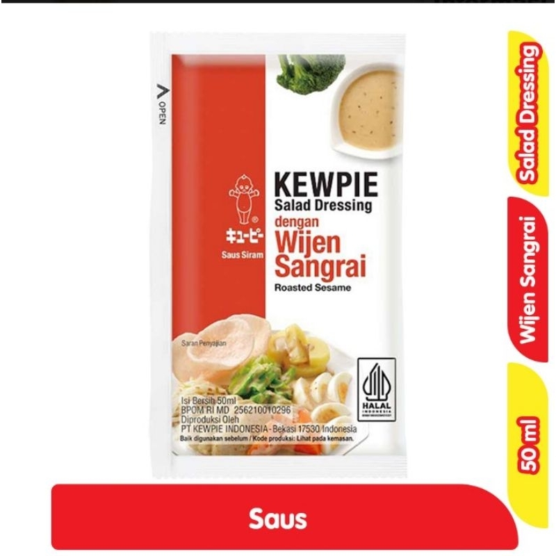 

Kawpie salad dressing dengan wijen sangrai sachet 50 ml