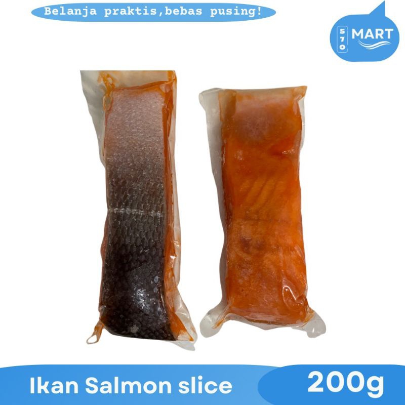 

ikan Salmon Norwegia Fillet slice 200gr