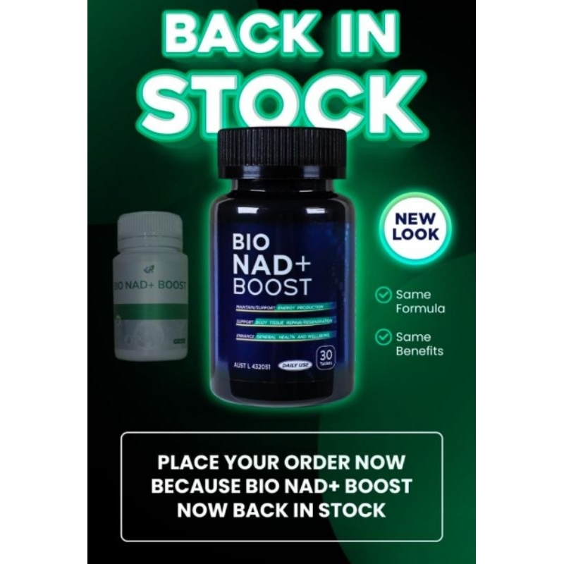 BIO NAD+ BOOST BiogreenScience REPAIR DNA Australia isi 30Tab Barcode SEGEL