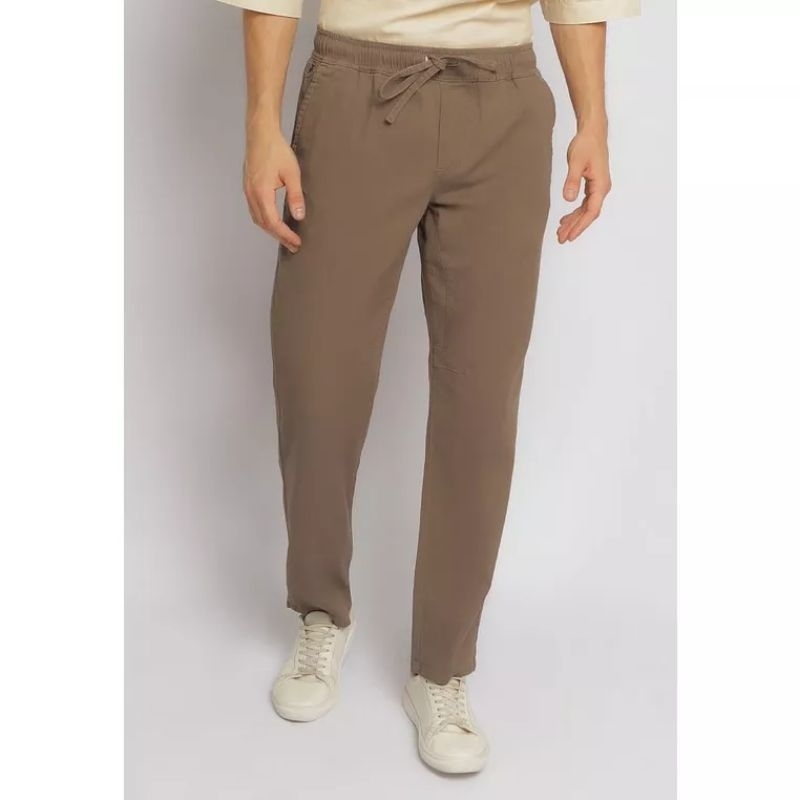 Celana Jogger Twill Pria Original Lois CFC062BG