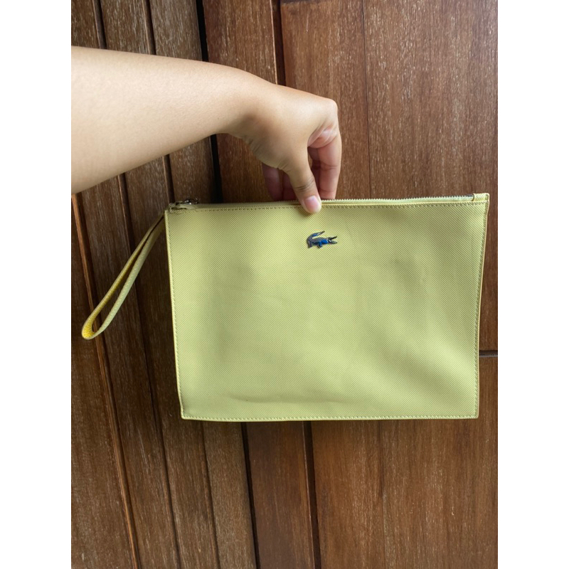 LACOSTE ANNA pouch clutch wallet bag tas wanita ORIGINAL PRELOVED