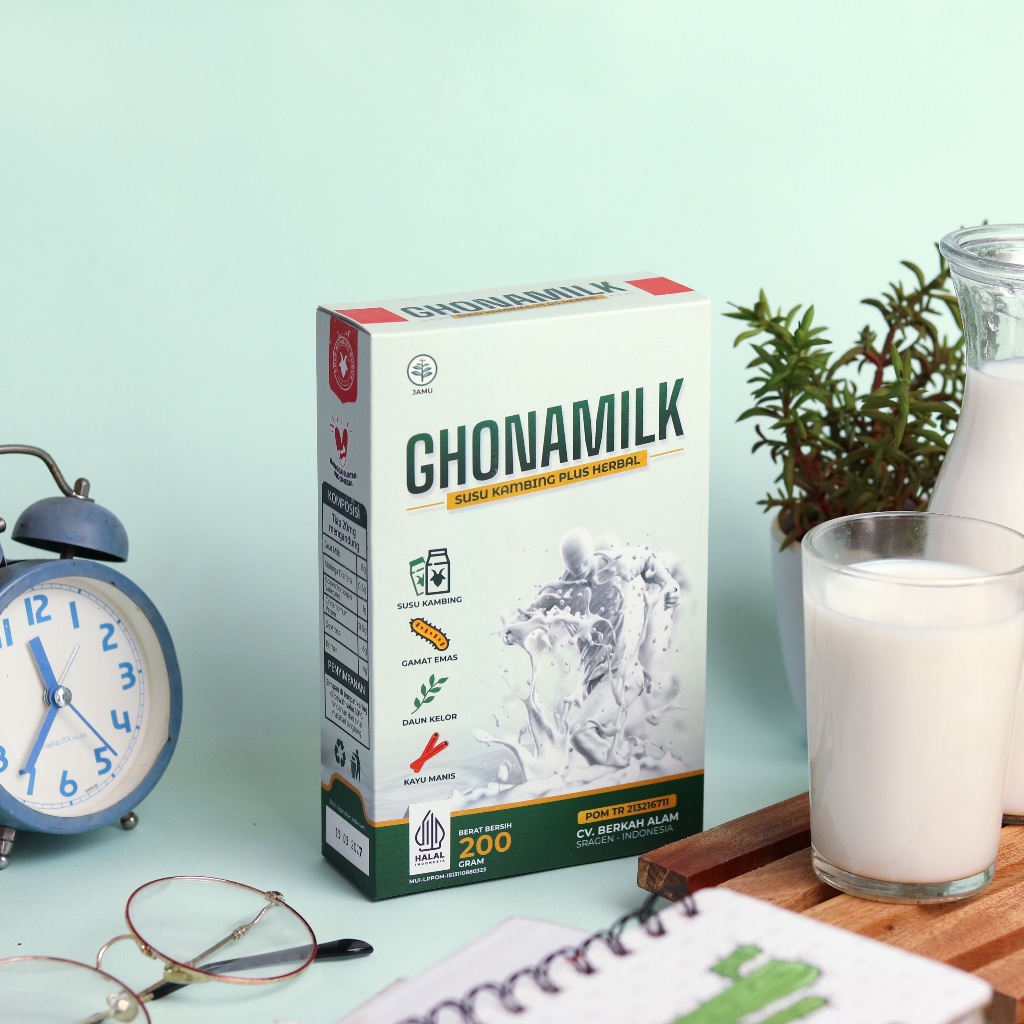 

GHONAMILK Susu kambing Etawa + Herbal