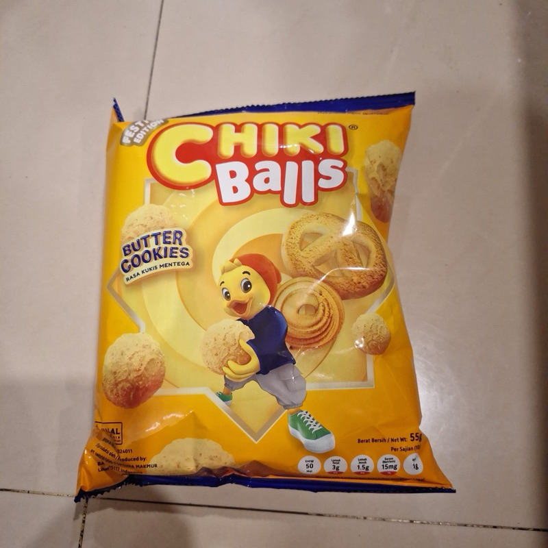 

CHIKI Balls rasa Butter Cookies 55gram