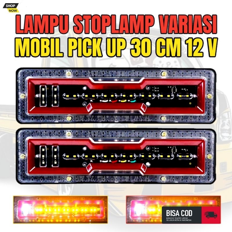 Lampu Stop Lamp Stoplamp Rem Belakang Running Kedip Variasi Pariasi Mobil 12 Volt L300 Grand Max Pic